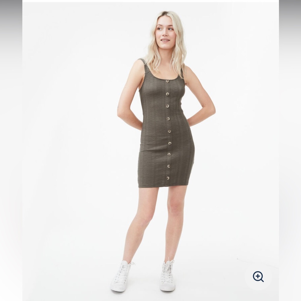 Aero Seriously Soft Ribbed Bodycon Tank Dress